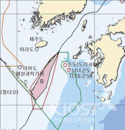 Current fisheries regimes and joint development zone in the 의 사진