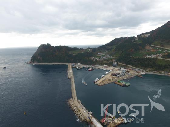 울릉도 사동항 전경 의 사진