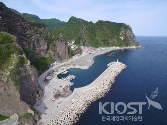 울릉도 남양항 전경 의 사진