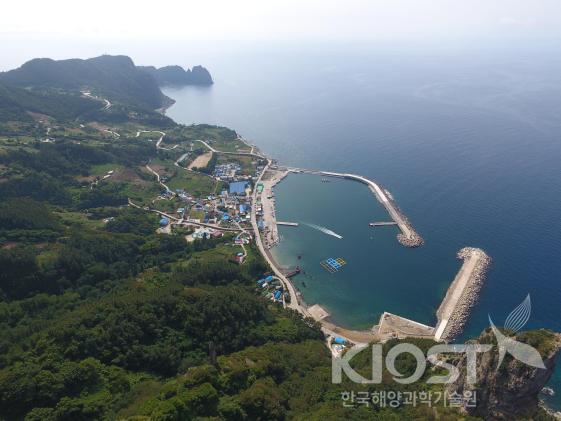 울릉도 현포항 전경 의 사진