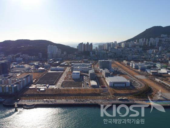 한국해양과학기술원 부산 본원 전경 항공사진 의 사진