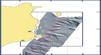 울릉도 해역, 삼차원 해저지형 조사 결과 발견된 이상체