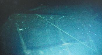 돈스코이호의 수중 촬영 사진 (2) 후갑판 발코니