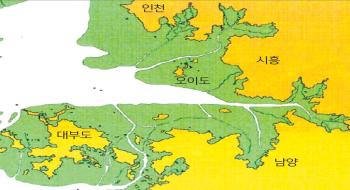 시화호 유역의 1910년대 지도
